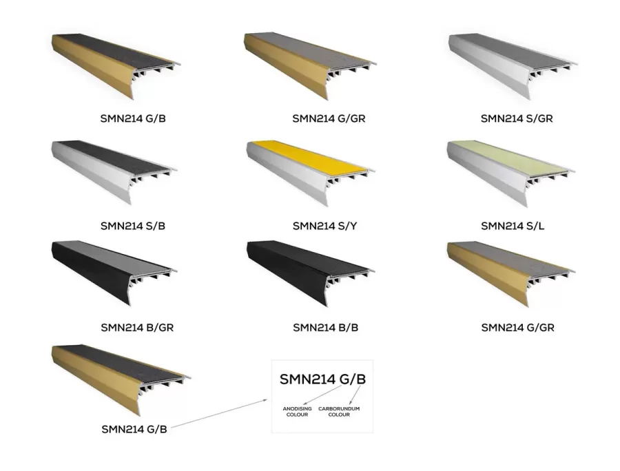 SMN214 Stair Nosing Colour Variation