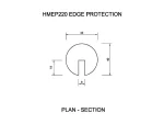 HMEP220 Edge Protection Drawing