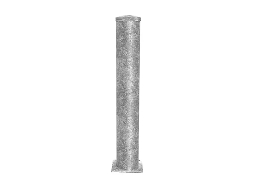 HMSB100G Galvanised Steel Bollard