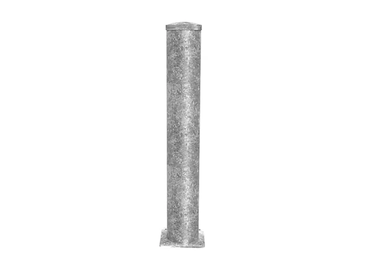 HMSB100G Galvanised Steel Bollard