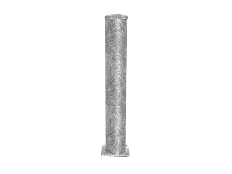 HMSB100G Galvanised Steel Bollard