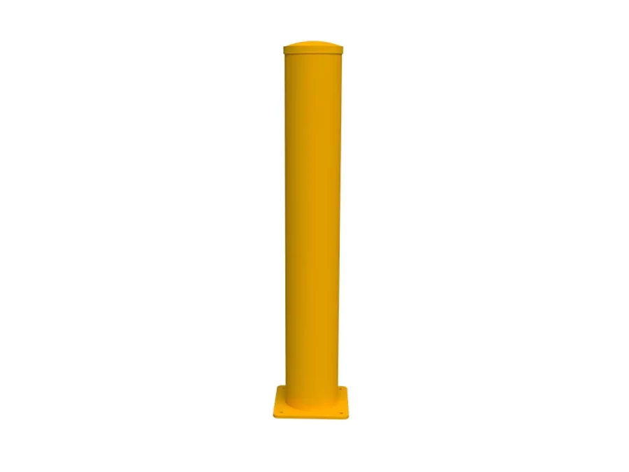 HMSB100G Yellow Powder Coated Bollard