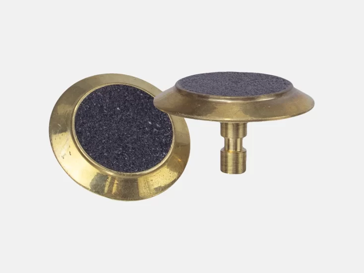 GMBS20 Brass Tactile Indicator with Carborundum Inner