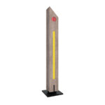 Timber Double Tapered Angled Wheel Stop