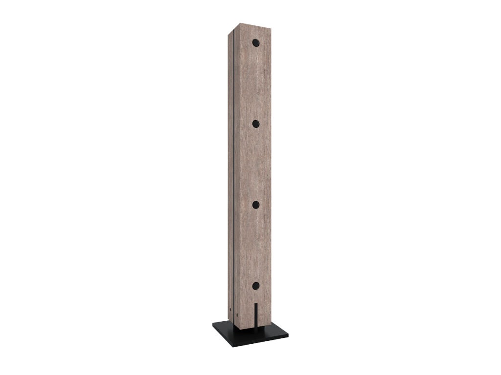 Timber Flat Top Sqare Bollard