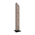 Timber Angled Top Square Bollard