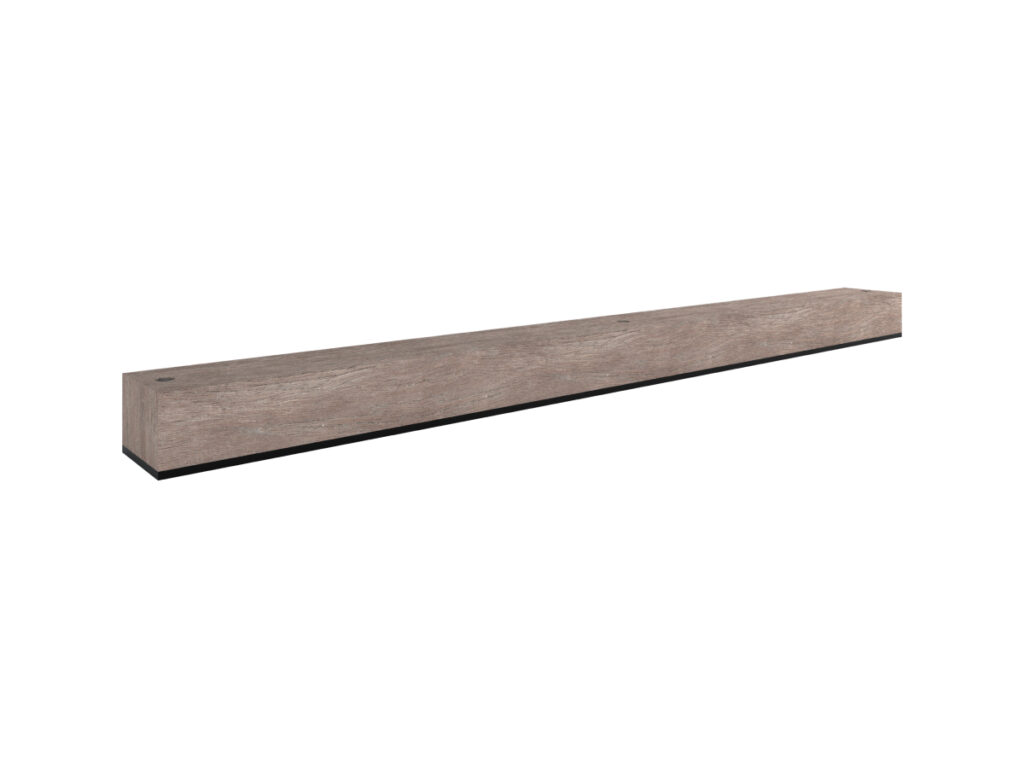 Timber Flat Top Square Wheel Stop