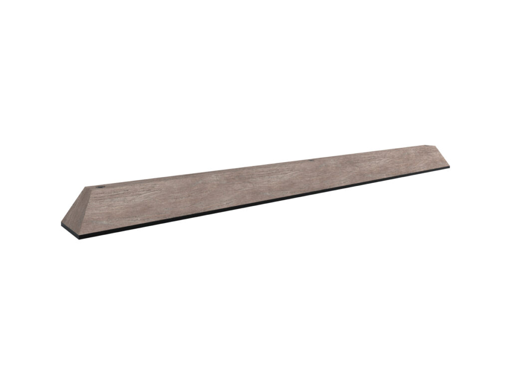 Timber Double Tapered Angled Wheel Stop